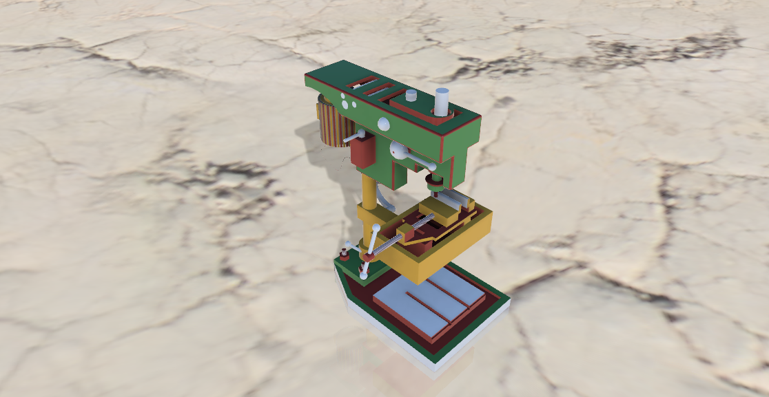 台钻【彩红网3D模型-caired.com】